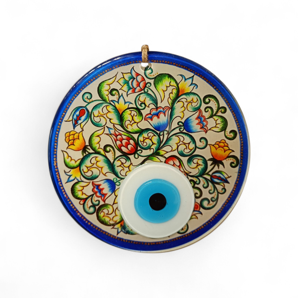 Cümbüş Nazar Boncuğu Füzyon Cam 16 Çap 4 mm