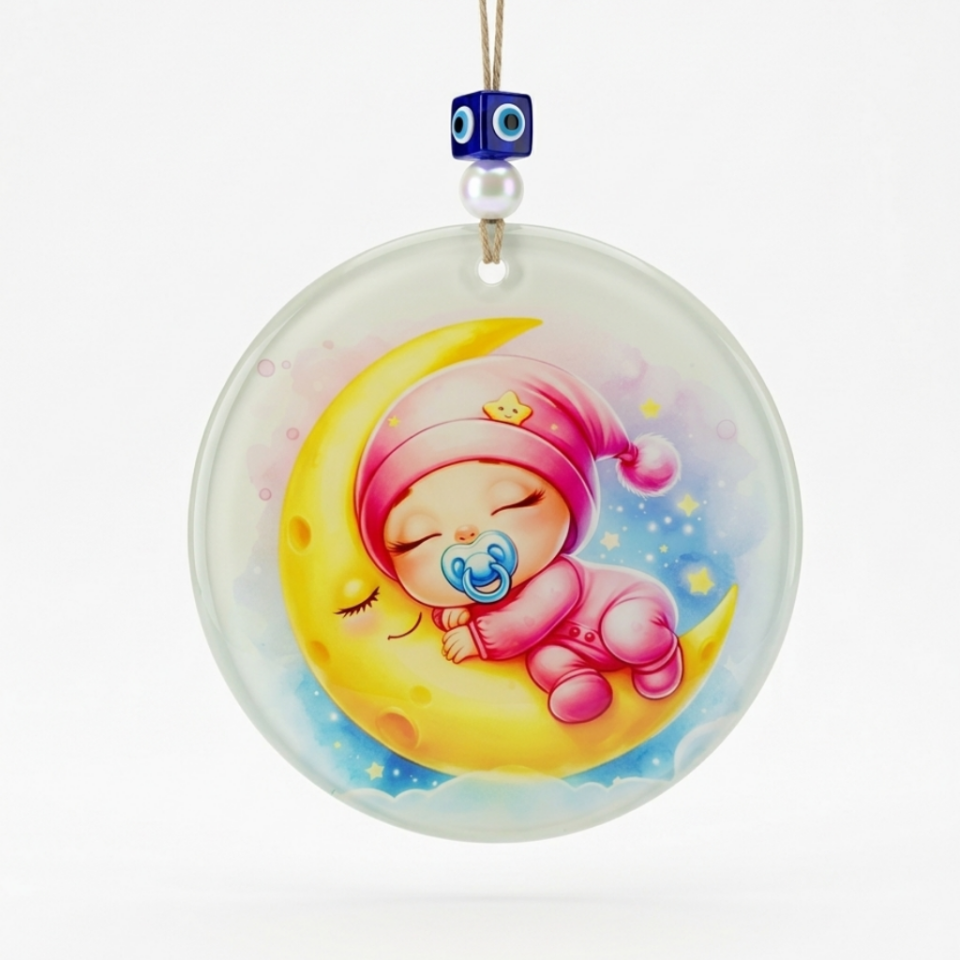 Işıltılı Düşler Füzyon Cam Duvar Süsü 16 Çap