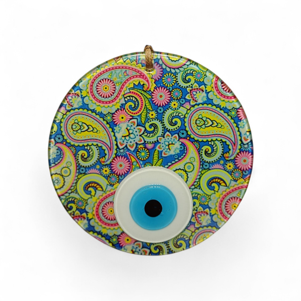 Damlalar Nazar Boncuğu Füzyon Cam 16 Çap 4 mm