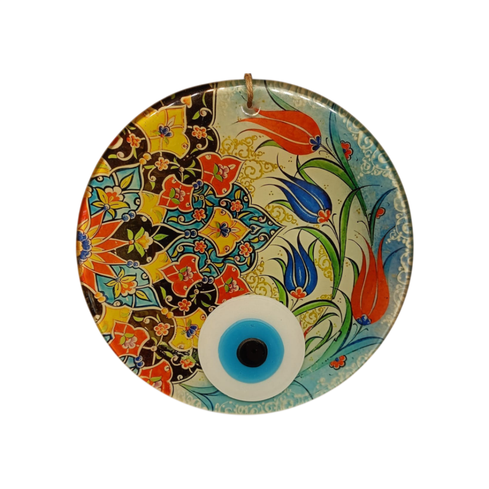 Saray Nazar Boncuğu Füzyon Cam 23 Çap 8 mm