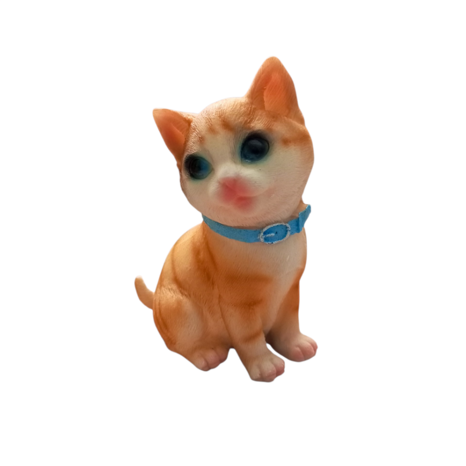 Dekoratif Sarman Kedi Biblosu