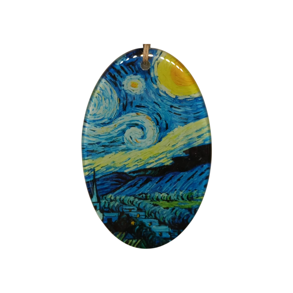 Yıldızlı Gece Duvar Süsü Elips (Orta, 8 mm)