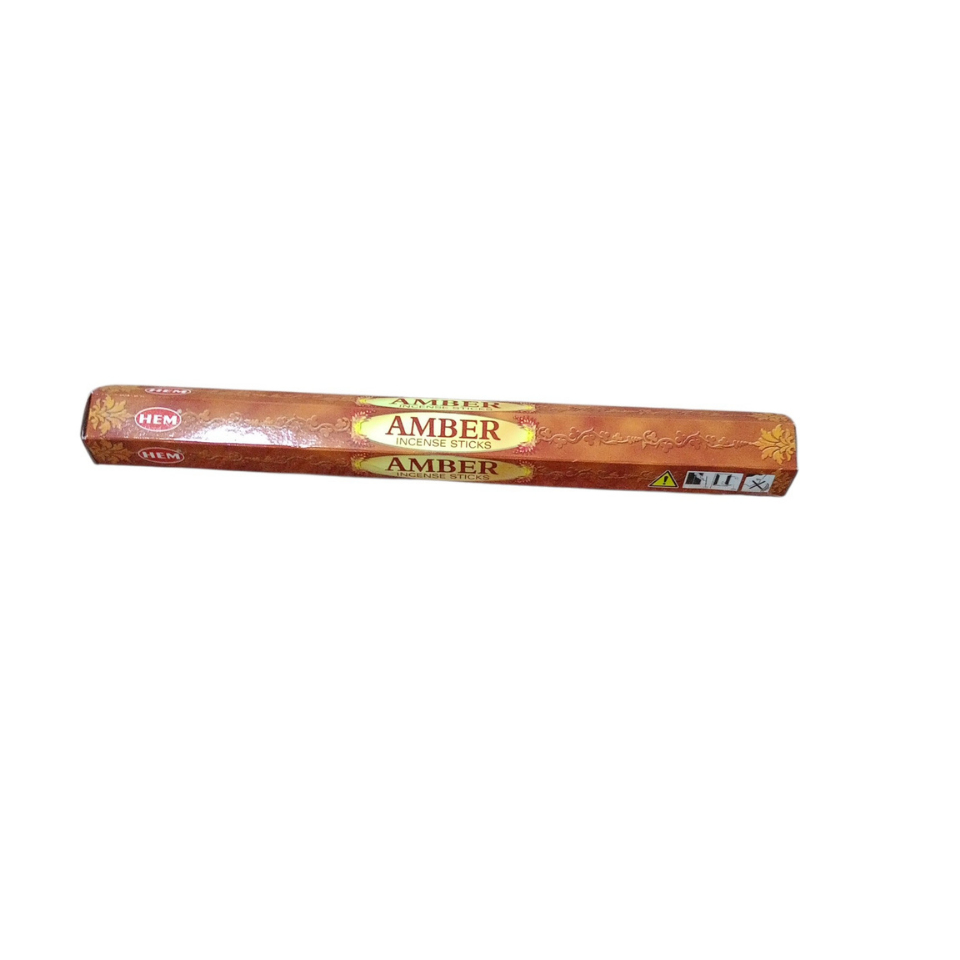Hem Amber (Kehribar) Çubuk Tütsü – 20 Stick